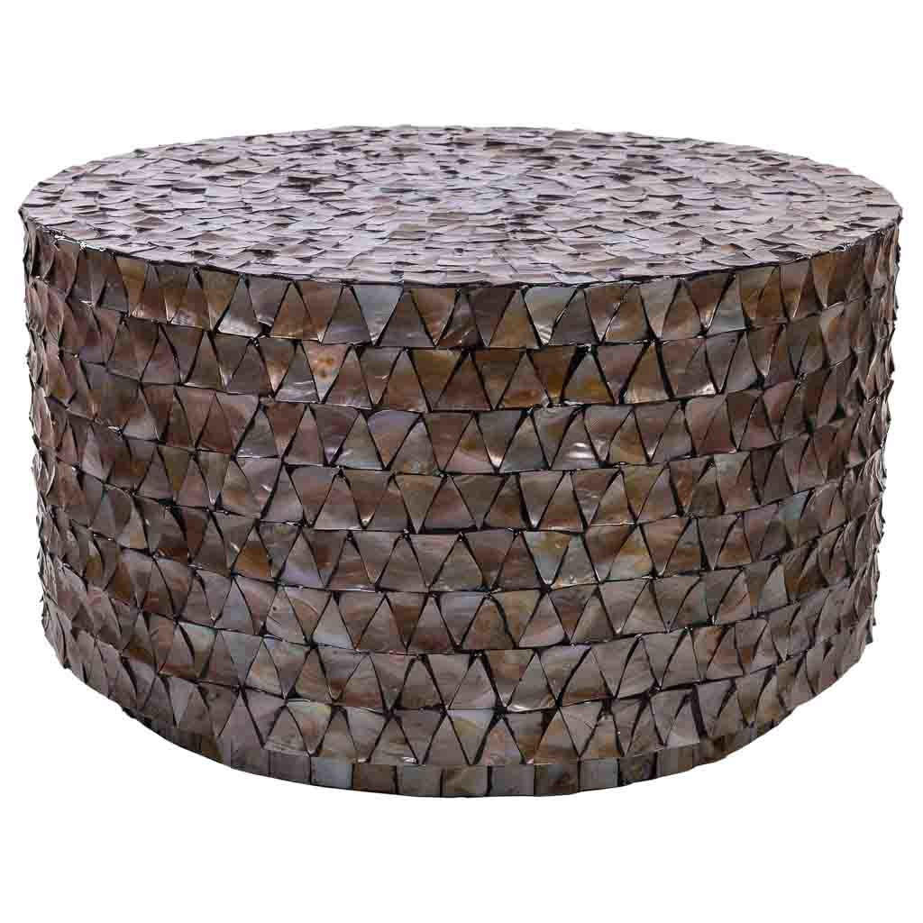 COUCHTISCH aus Holz D77x43/5 cm - Braun, Holz (70/77/43cm) - Wanderlust