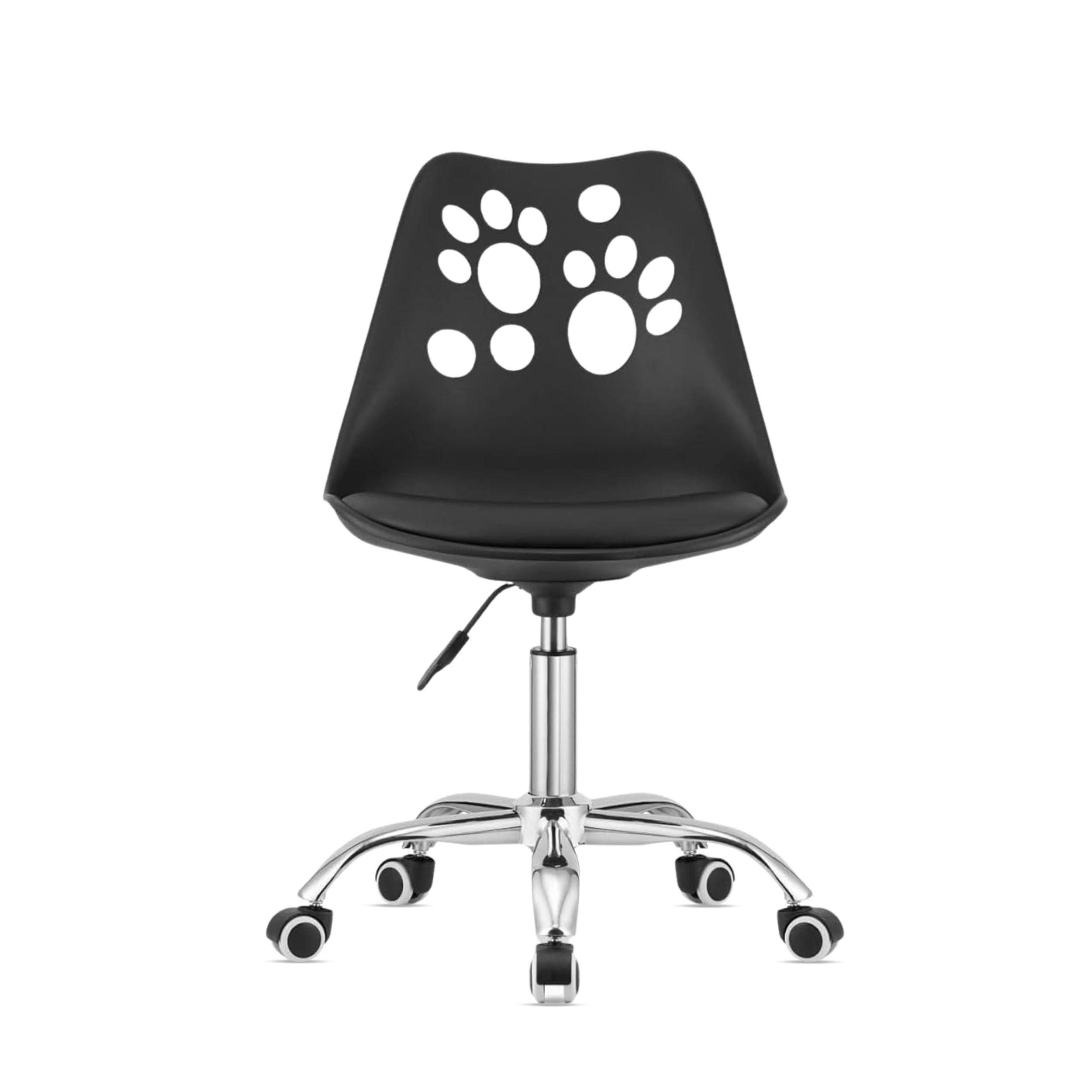 BÜRODREHSTUHL Schwarz, Höhenverstellbar, Rollen, Ohne Armlehnen, Ergonomisch Für Home Office Und Schlafzimmer - Schwarz, Textil (51/94/58cm) - Best For Home