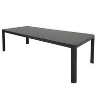 GARTENTISCH - Aluminium - Anthrazit - Ausziehbar - Anthrazit, Metall (100/180/75cm) - home24