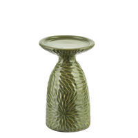 KERZENSTÄNDER Yarine Blau 11/9/17 cm Keramik - Grün, Keramik (9/17/11cm) - Mondex