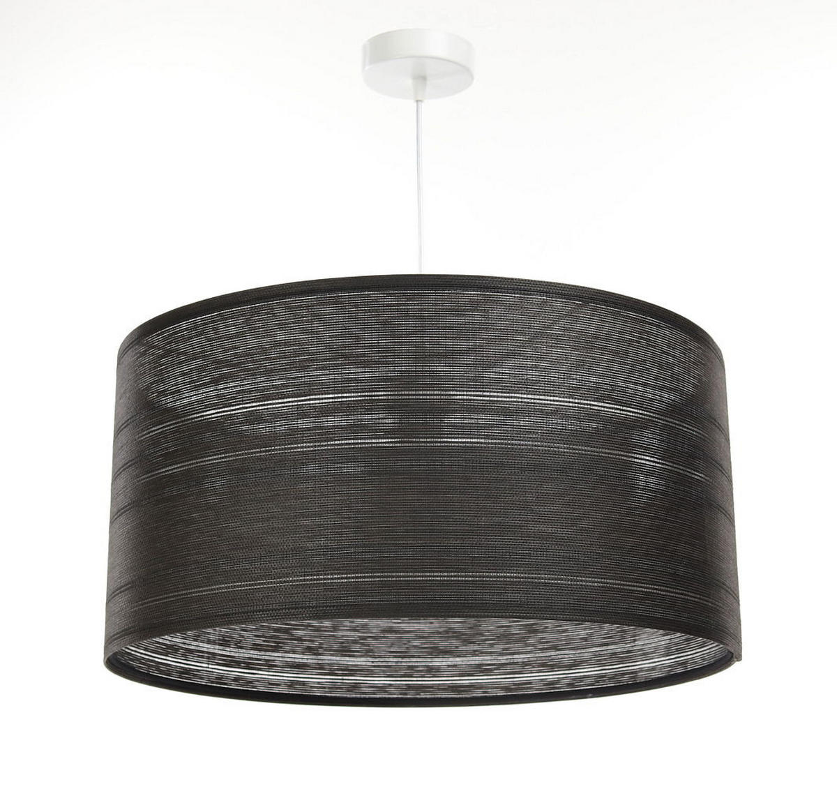 HÄNGELEUCHTE Grau 50/25 cm - Schwarz/Grau, Kunststoff (50/0.6/25cm) - ONZENO
