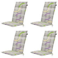 GARTENSTUHLKISSEN Tess 120/50 cm 4er-Set - Lila, Textil (50/8/120cm) - Madison