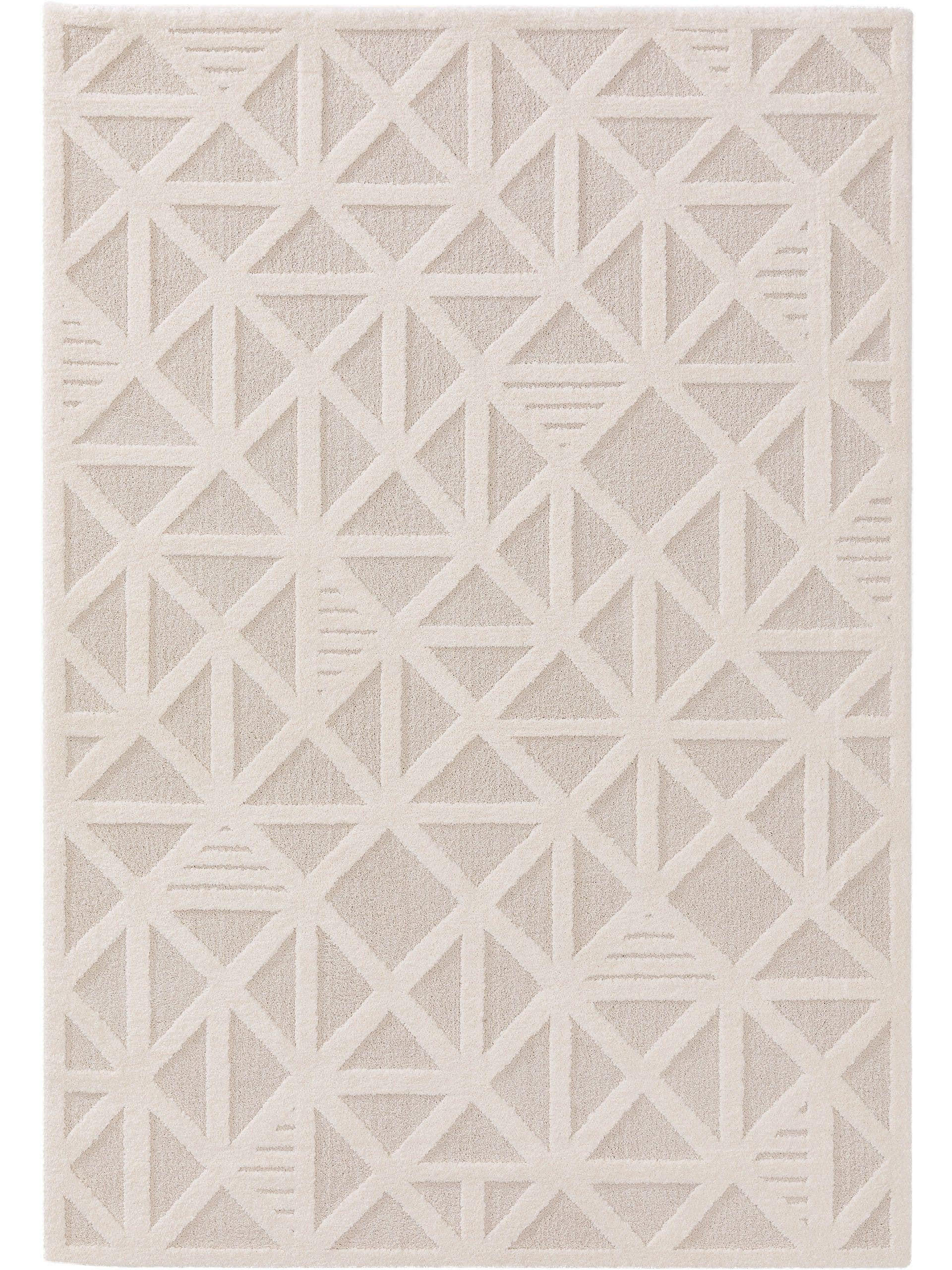 TEPPICH Eve Cream/Beige 140x200 cm - Creme, Textil (140/200cm) - benuta Nest