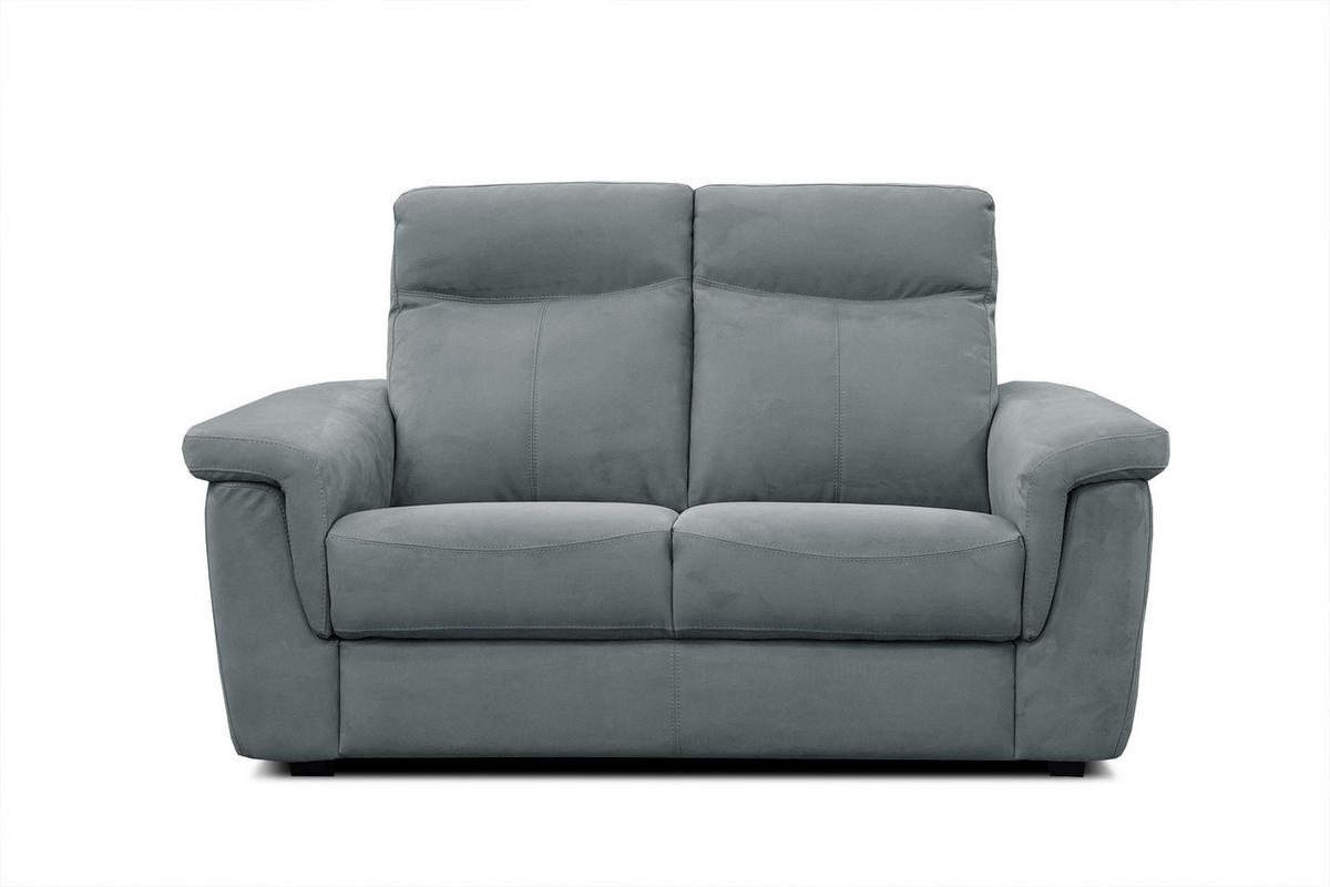 SOFA JONES 2-Sitzer, blaugrau - Blaugrau, Holzwerkstoff/Textil (166/102/99cm) - Courtois Laville