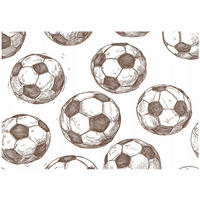 FOTOTAPETA pre chlapca futbal béžová 350x250 cm - viacfarebná, papier (350/250cm) - Wallarena