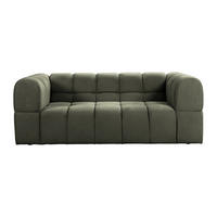 SOFA - 3 Personen - stoff - khaki Rimalo - Schlammfarben, Textil (214/75/102cm) - Vente-Unique