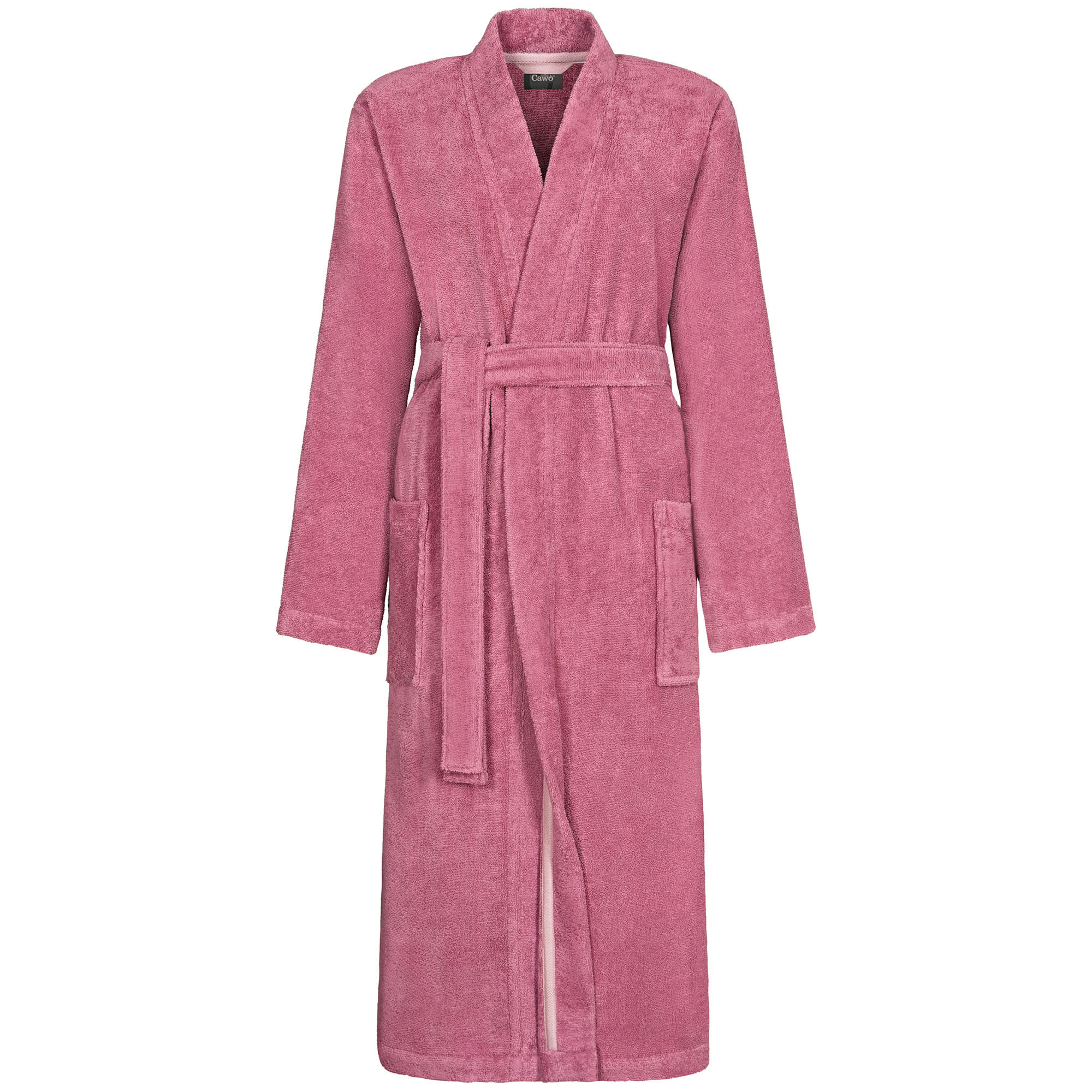 BADEMANTEL DAMEN KIMONO LUXURY BASICS KIMONO 826 BLUSH - 22 - Rosa, Textil (Lnull) - Cawoe