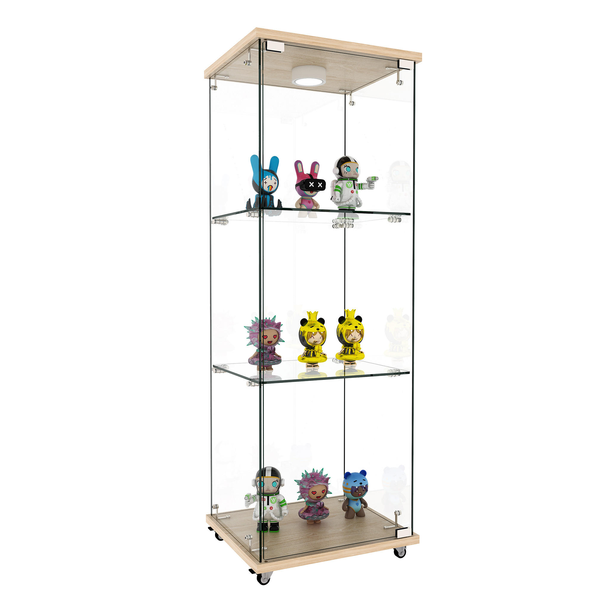 Flora Grace Vitrine Natur 42.5x120x36.5 cm