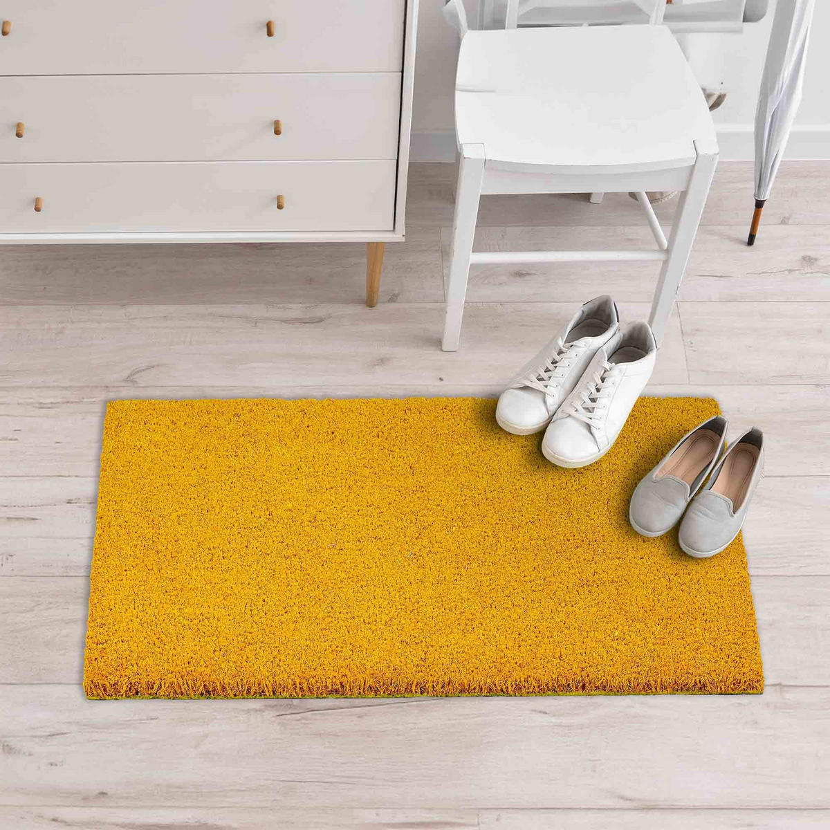 FUSSMATTE IN- UND OUTDOOR COCO COLOR T - Gelb, Textil (40/60cm) - Astra