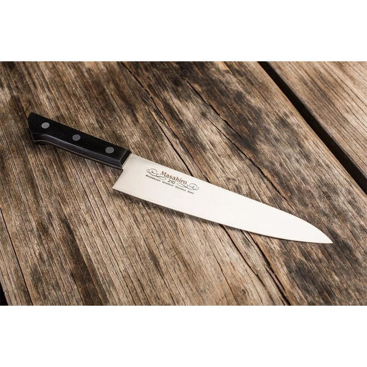 MESSERSET Silber 30/10/30 cm 140110401BBOMC - Silberfarben, Holz - Masahiro 