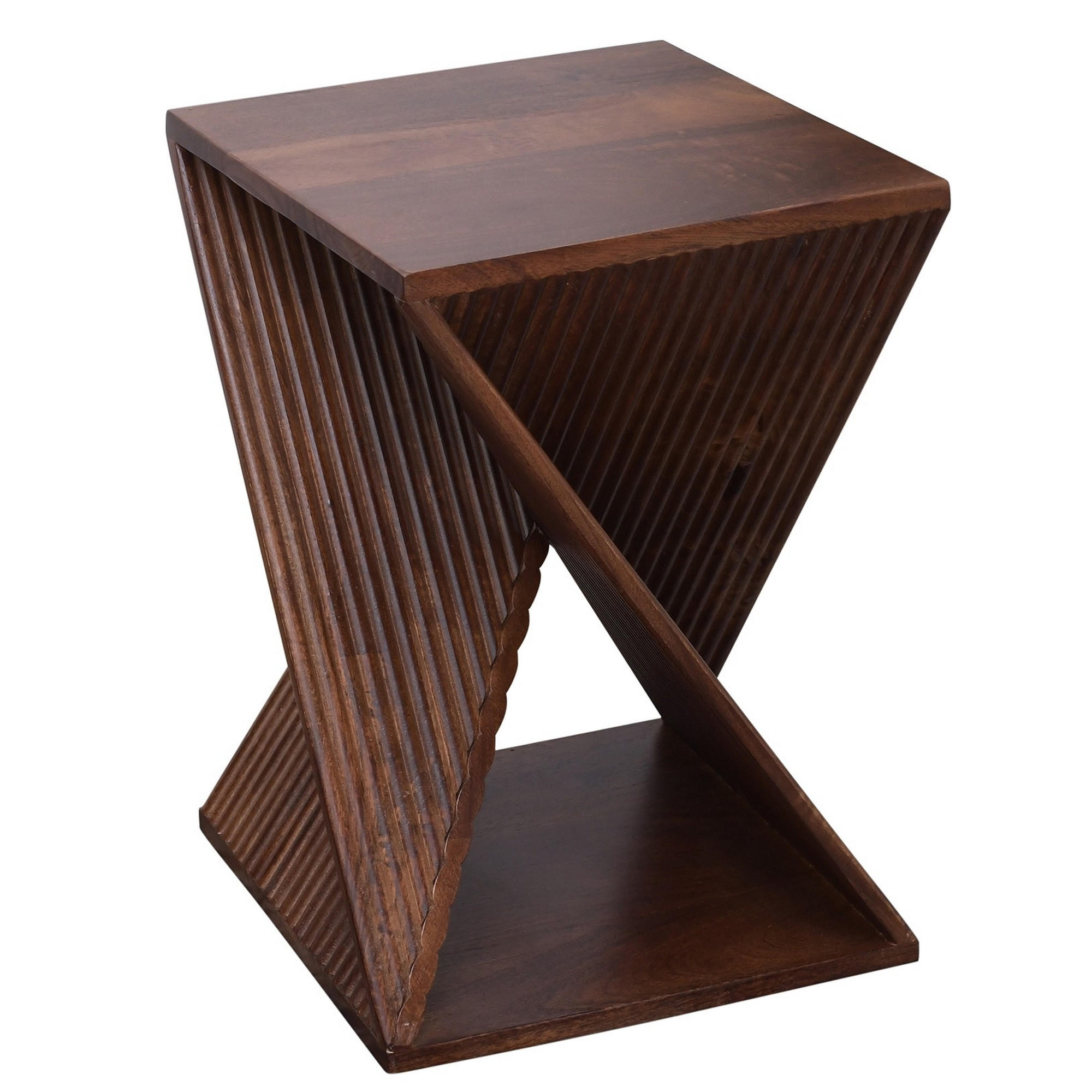 BEISTELLTISCH Braun 35 x 35 x 50 cm - Braun, Holz (35/35/50cm) - Nordlys
