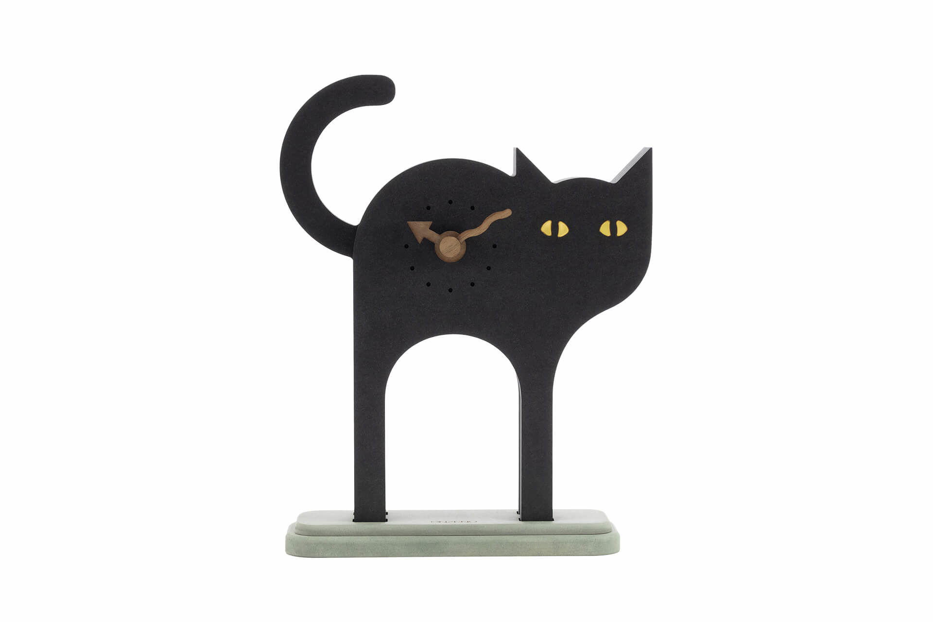 WANDUHR Design Schwarz 17/22 cm - Schwarz, Holzwerkstoff (0.3/22/1cm) - ONZENO