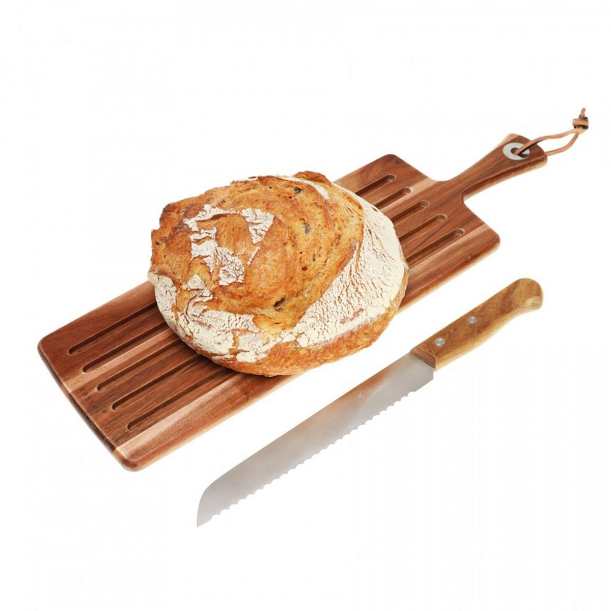 SCHNEIDEBRETT Braun 46/14.5/1.3 cm 93602 - Braun, Holz (14.5/46cm) - Kassel 