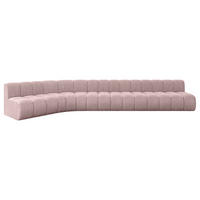 ECKSOFA modulares Sofa Montra-L3 - 472x174x70 cm Rosa - Rosa, Holzwerkstoff/Textil (472/174cm) - ALTDECOR