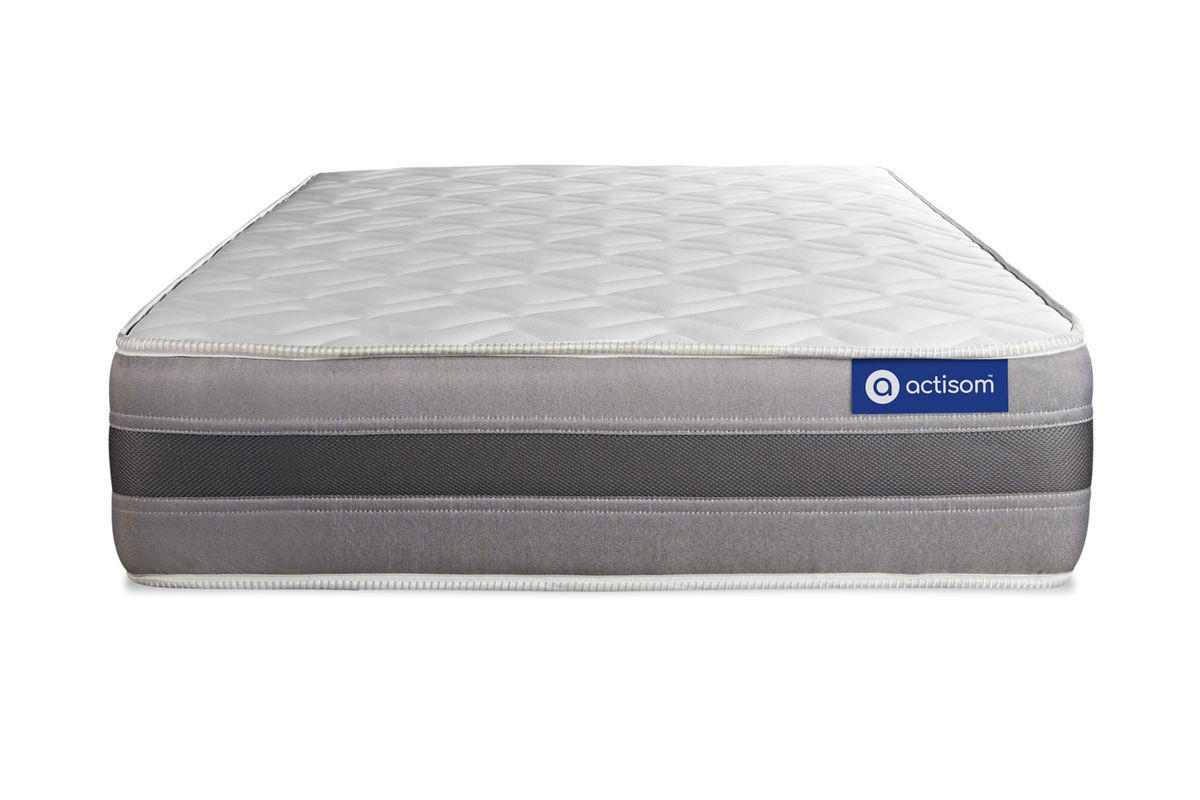 MATRATZE Actiflex relax Taschenfederkern und Memory-Schaum 100 x 210 cm h1 - Weiß, Textil (100/210cm) - ACTISOM