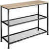 KONSOLENTISCH Bristol,100 x 30 x 81 cm,Industrial Holz hell, Eiche Sonoma - Naturfarben, Holz (100/30/81cm) - tectake