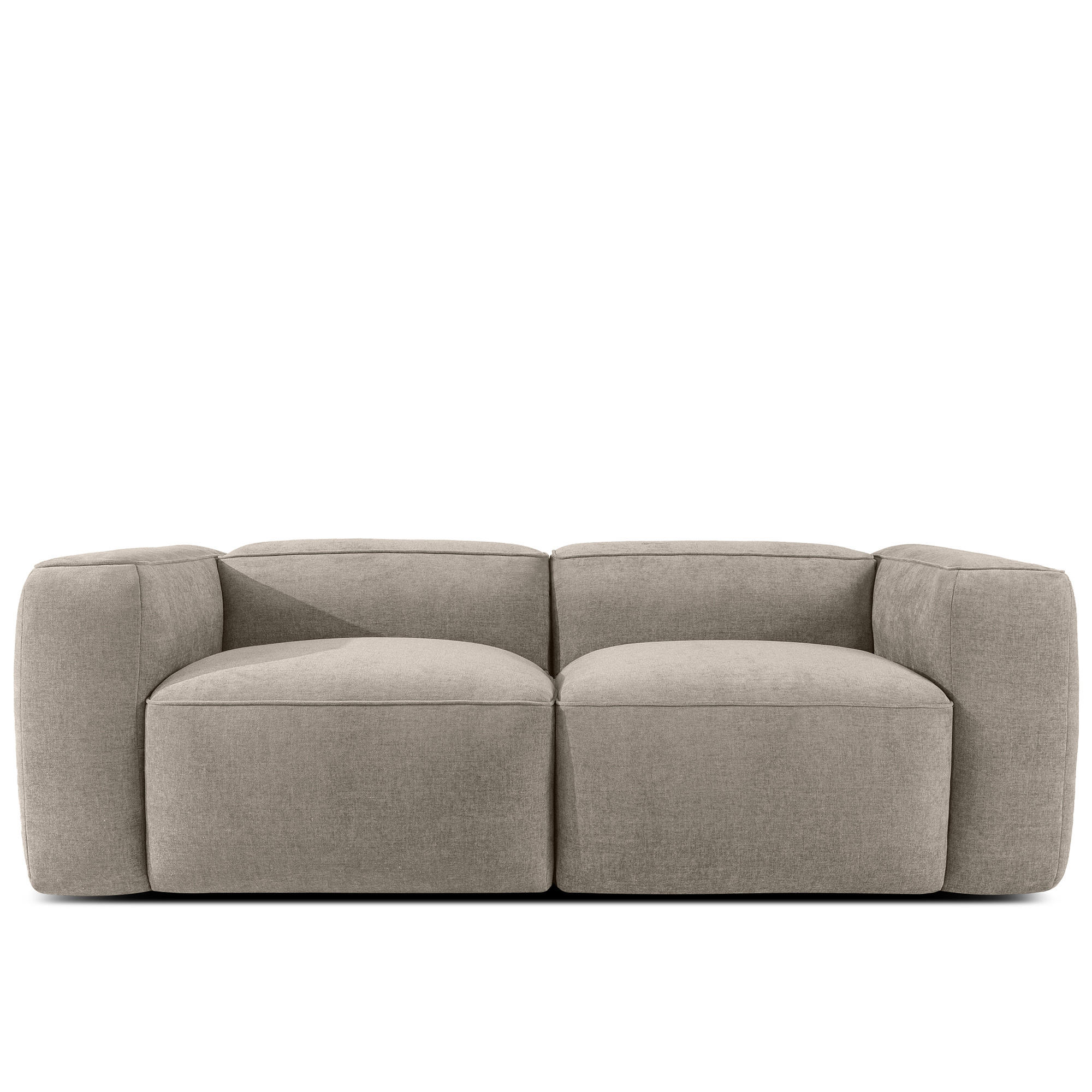 2-SITZER SOFA FUBBO, Beige - Beige, Holz/Holzwerkstoff (210/73/96cm) - KONSIMO®