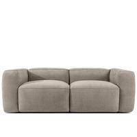 2-SITZER SOFA FUBBO, Beige - Beige, Holz/Holzwerkstoff (210/73/96cm) - KONSIMO®