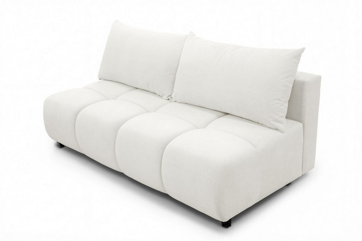 SCHLAFSOFA Xenio Mit Schlaffunktion - Weiß, Holzwerkstoff/Textil (196/103/100cm) - Fun Möbel