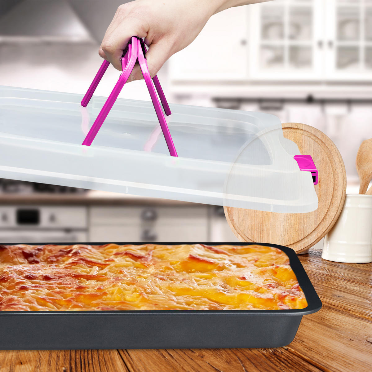 PLECH 3 v 1 - viacfarebná, kov/plast (40.5/8/32.5cm) - Relaxdays