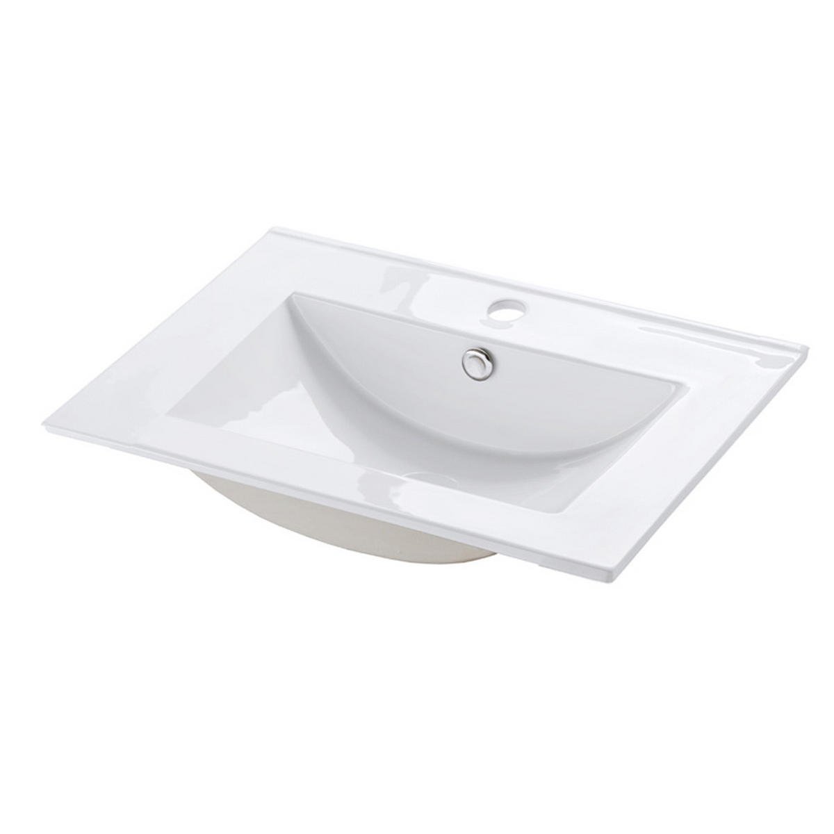 WASCHTISCH Toskana-56 - Braun, Holzwerkstoff (61/58/46cm) - Lomado