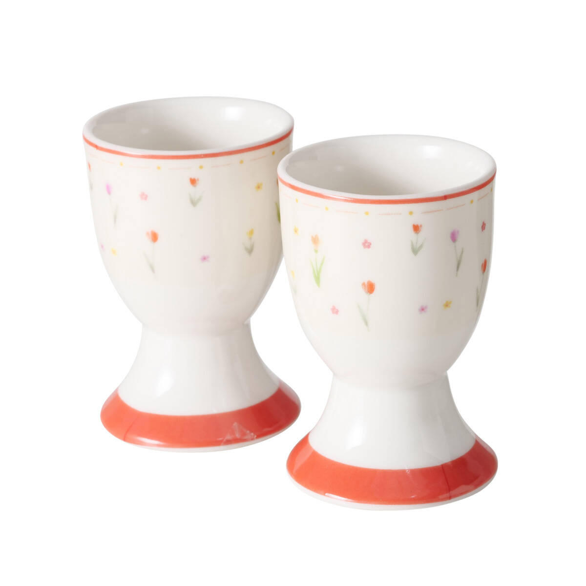 EIERBECHER Blümi Ø 5 cm - Rot, Keramik (5/7/5cm) - Boltze Home