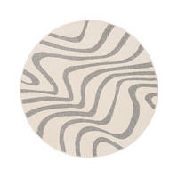 TEPPICH Ethnostil, geschnitzt grau - Grau, Textil (160/160cm) - AFK Living