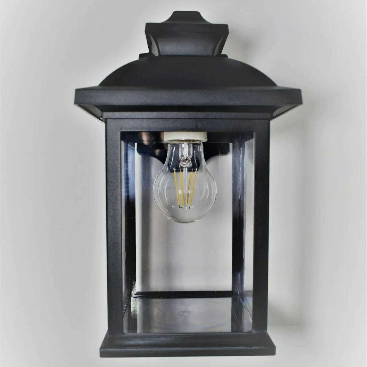 AUSSENWANDLATERNE Schwarz Traditionell - Schwarz, Kunststoff (17/31/22.3cm) - CGC Europe