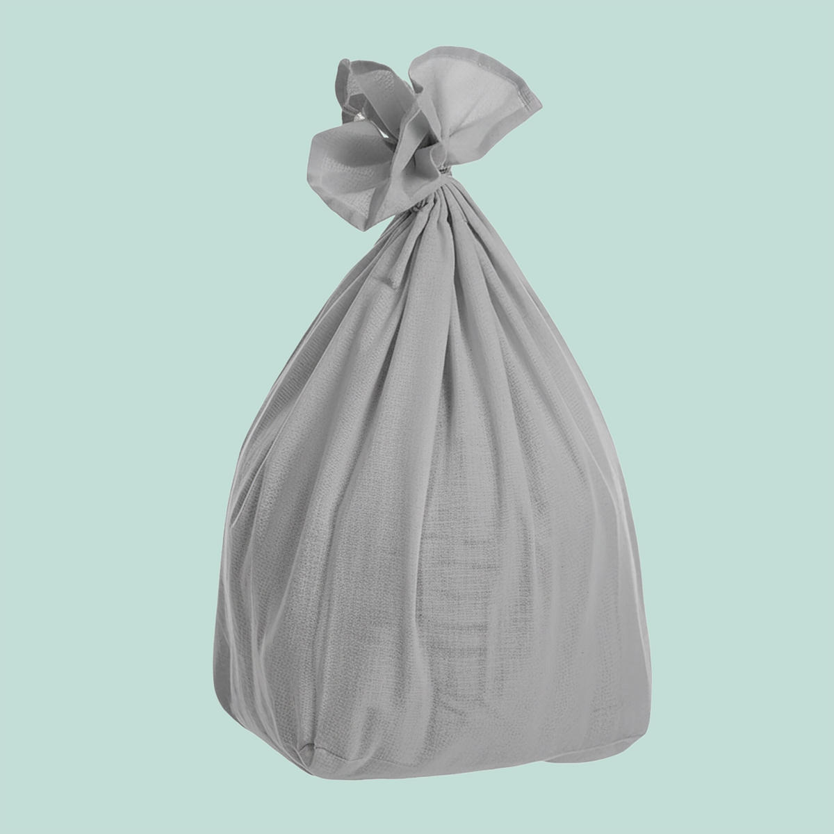 WÄSCHEKORB Bambus - Schwarz, Holz/Textil (52/63/32cm) - Relaxdays