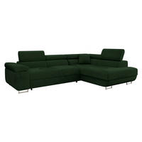 ECKSOFA Torezio, Seite: Rechts - Grün, Holz/Textil (274/203cm) - MIRJAN24