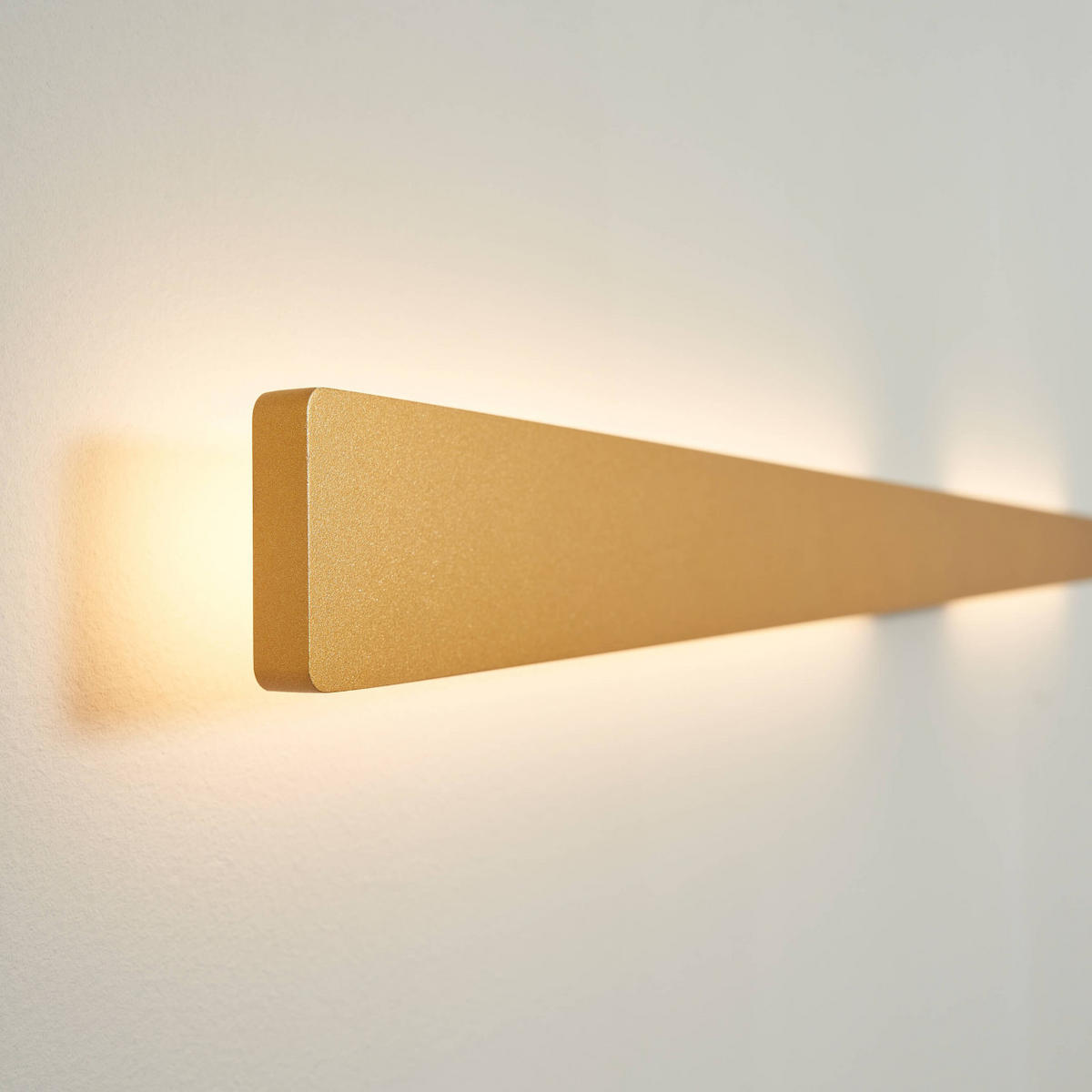 WANDLEUCHTE Sambai, Gold / Messing, 124cm - Goldfarben, Metall (5.2/124/124cm) - KOSILUM