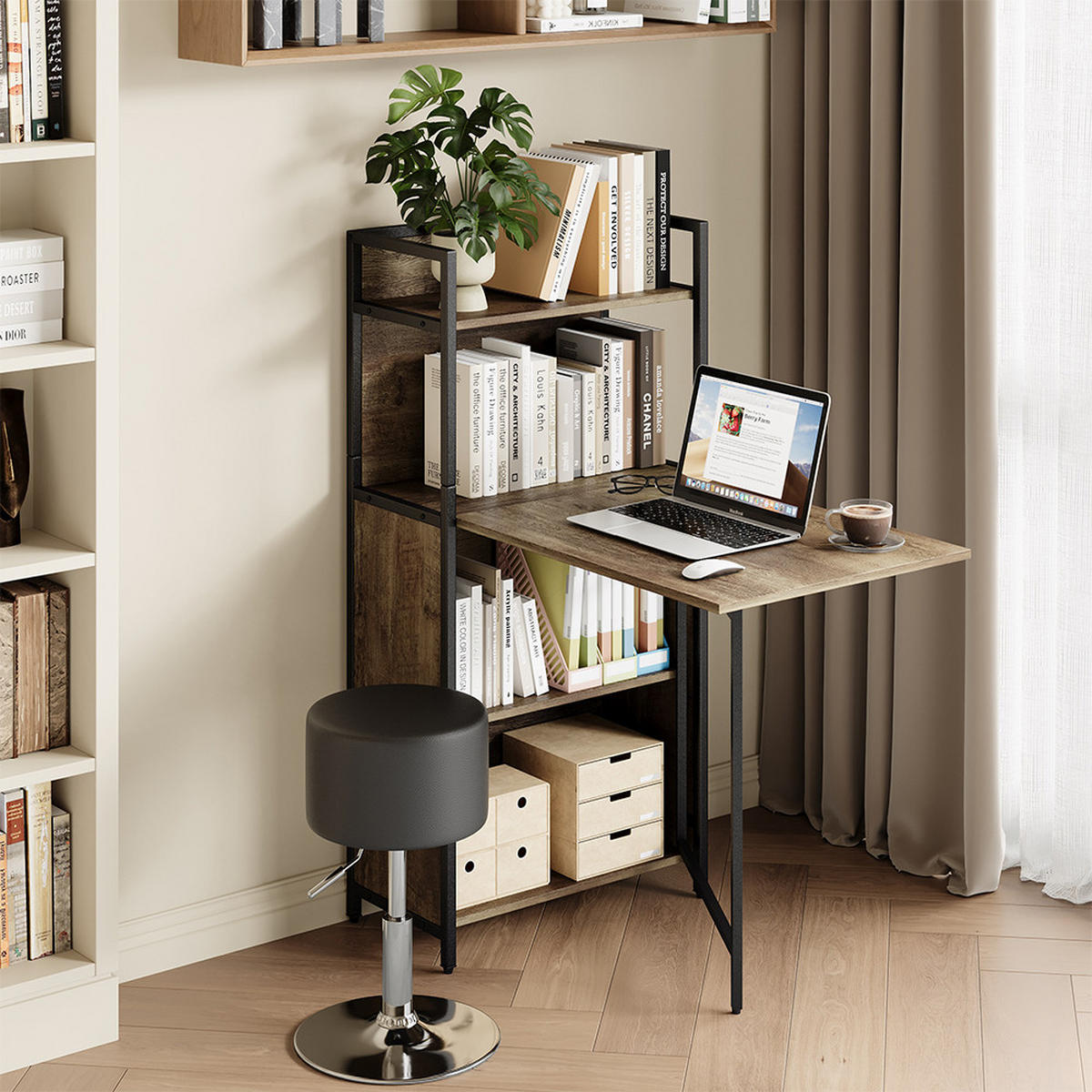 PSACÍ STŮL Savio Rustikální dub - divoký dub, kompozitní dřevo (30/57/120cm) - Vicco