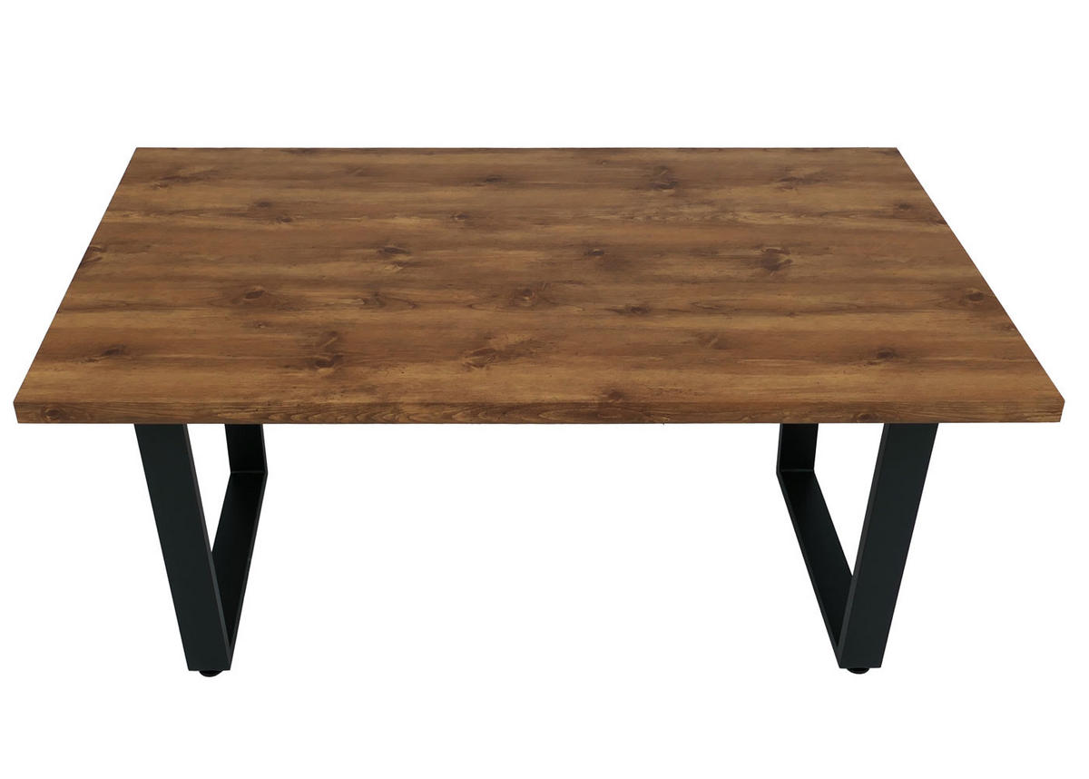 ESSZIMMERTISCH rechteckig Walnuss Dekor - Walnussfarben, Holzwerkstoff (90/160/75cm) - MCW