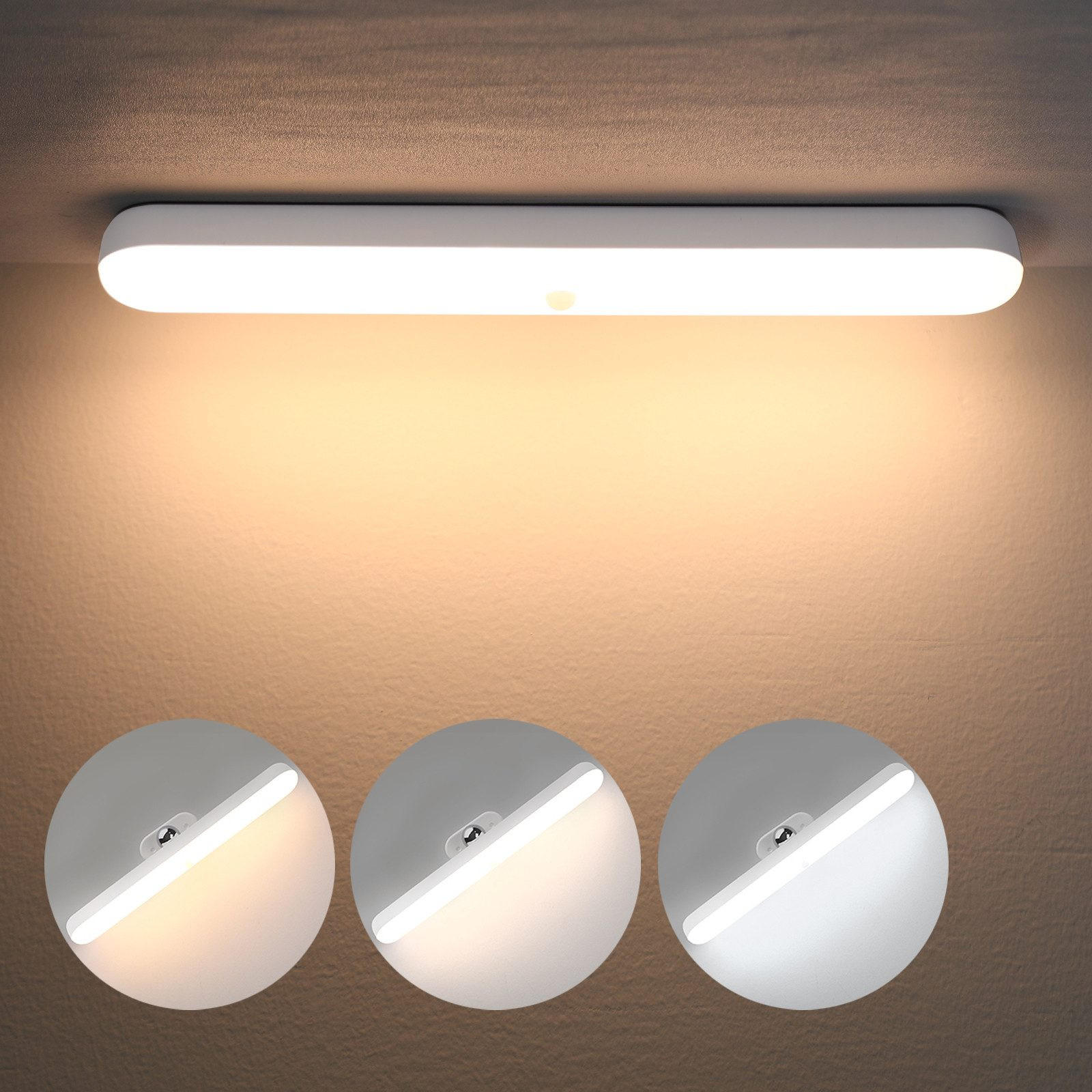 LED WANDLEUCHTE Elisabeth - Weiß, Kunststoff (6/4/24cm) - Nettlife