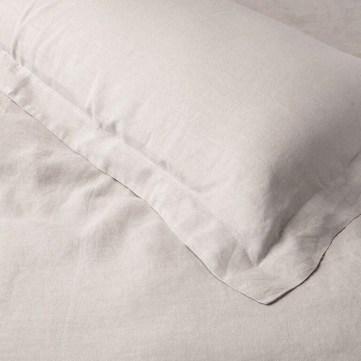 KISSENBEZUG Gewaschenem Leinen “MILAN” - Beige, Textil (45/60cm) - SOWL