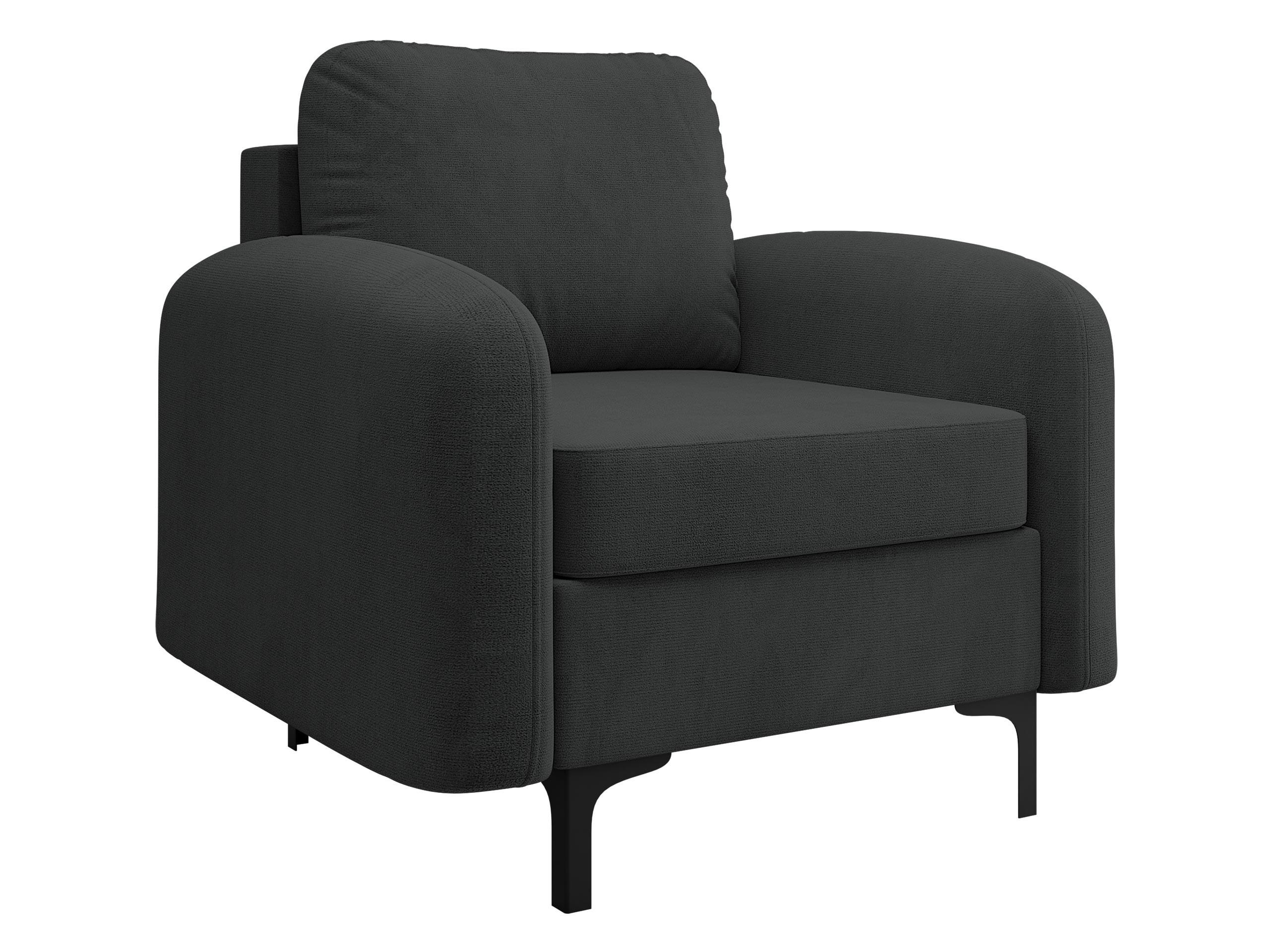 SESSEL Venice - Schwarz, Holz/Textil (94/96/92cm) - MIRJAN24