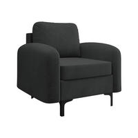 SESSEL Venice - Schwarz, Holz/Textil (94/96/92cm) - MIRJAN24