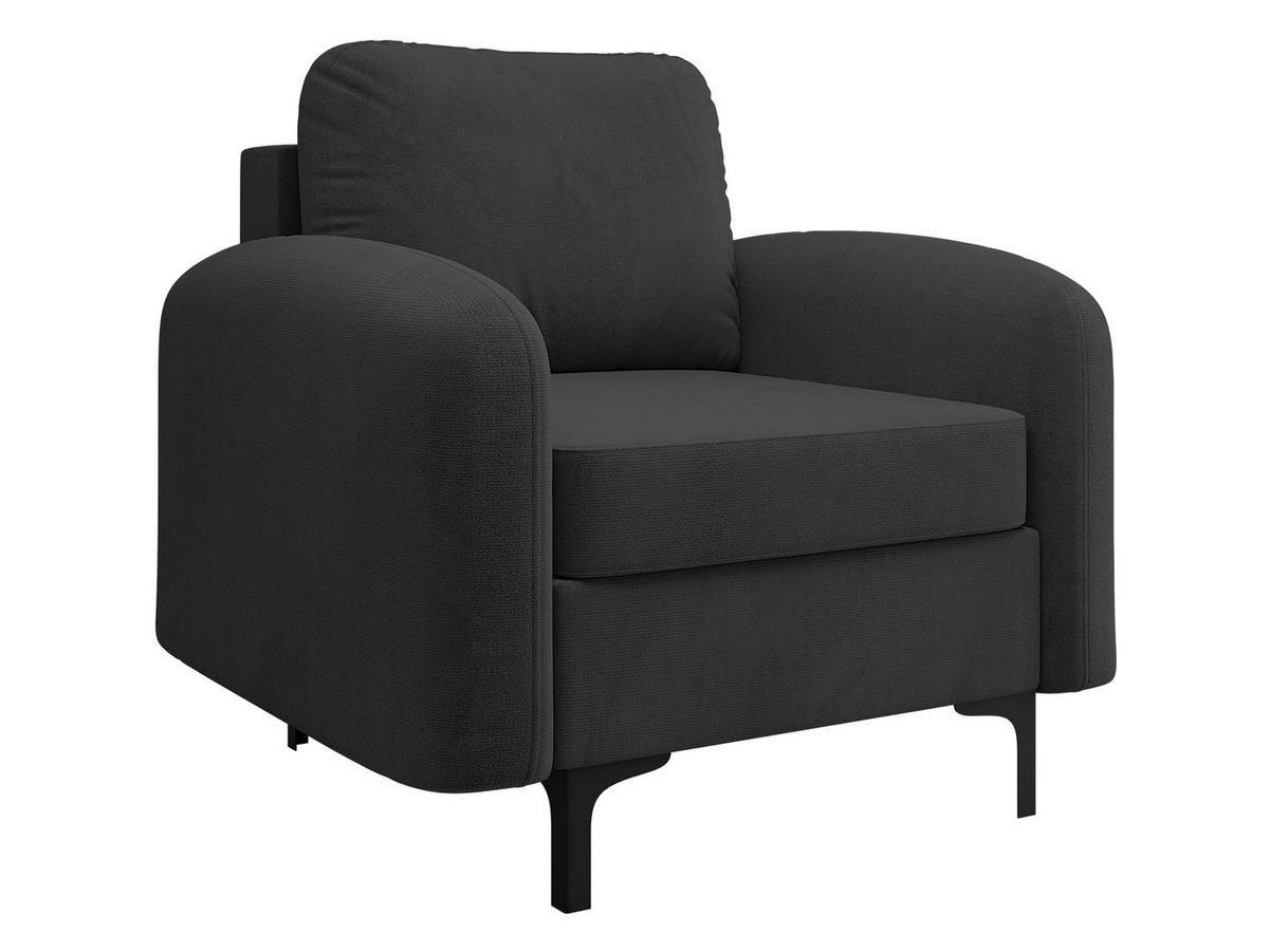 SESSEL Venice - Schwarz, Holz/Textil (94/96/92cm) - MIRJAN24