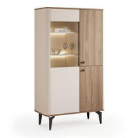 VITRINE BELLAGIO - Kaschmir, Holzwerkstoff (88/156/40cm) - Idohome