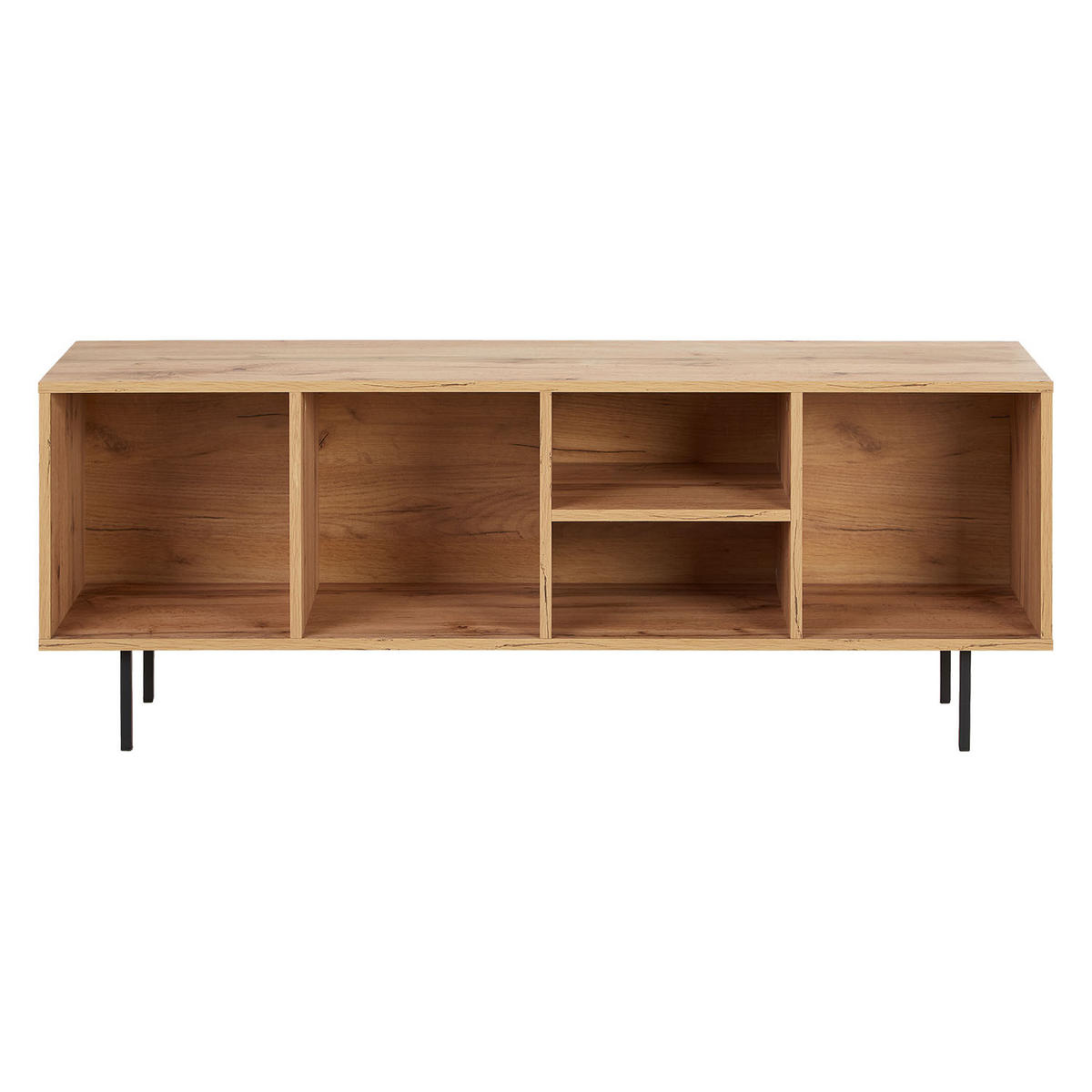 LOWBOARD 140/52/35 cm Eichenoptik - Braun, Holzwerkstoff (140/52/35cm) - Homestyle4u