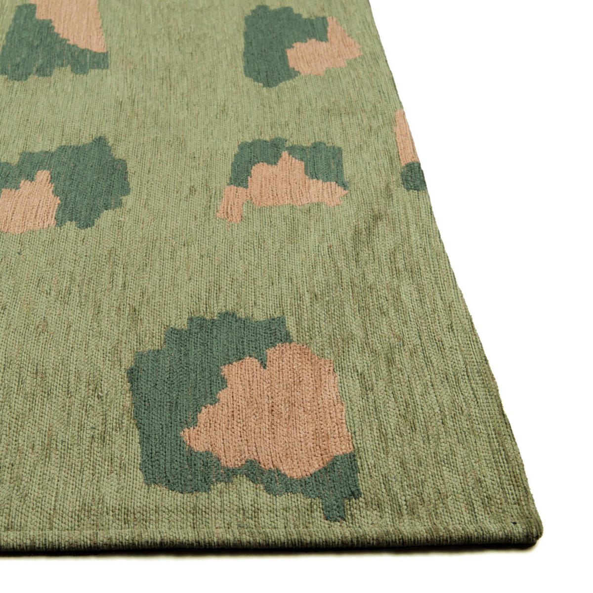 TEPPICH Leo Spinach 80/150 cm - Grün, Textil (80/150cm) - Lola&Moi