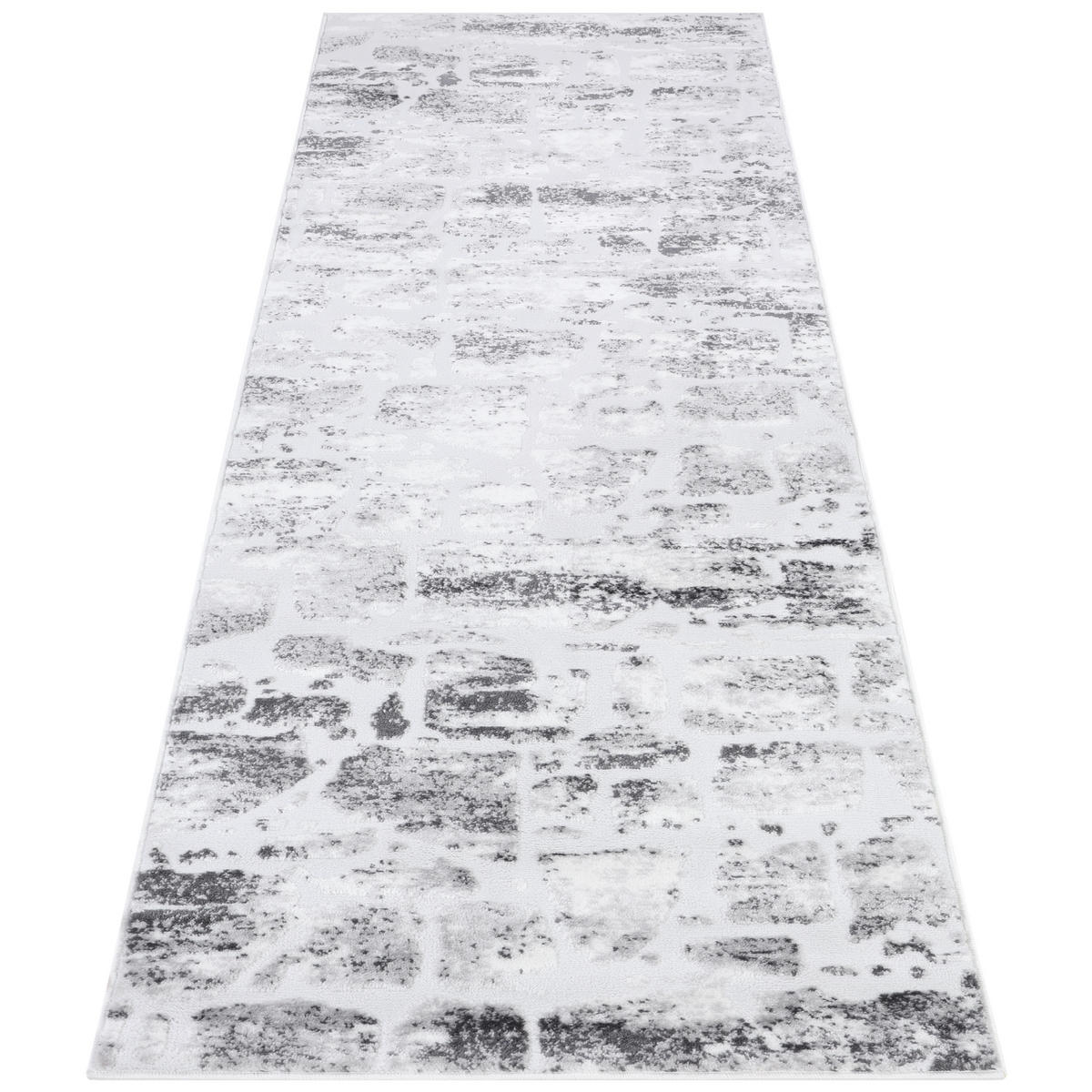TEPPICHLÄUFER SKY hellgrau vintage 70/400 cm - Hellgrau, Textil (70/400cm) - Tapiso