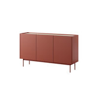 SIDEBOARD COLOR Rot 144x37x83 cm - Rot, Holzwerkstoff (144/83/37cm) - FURNLUX