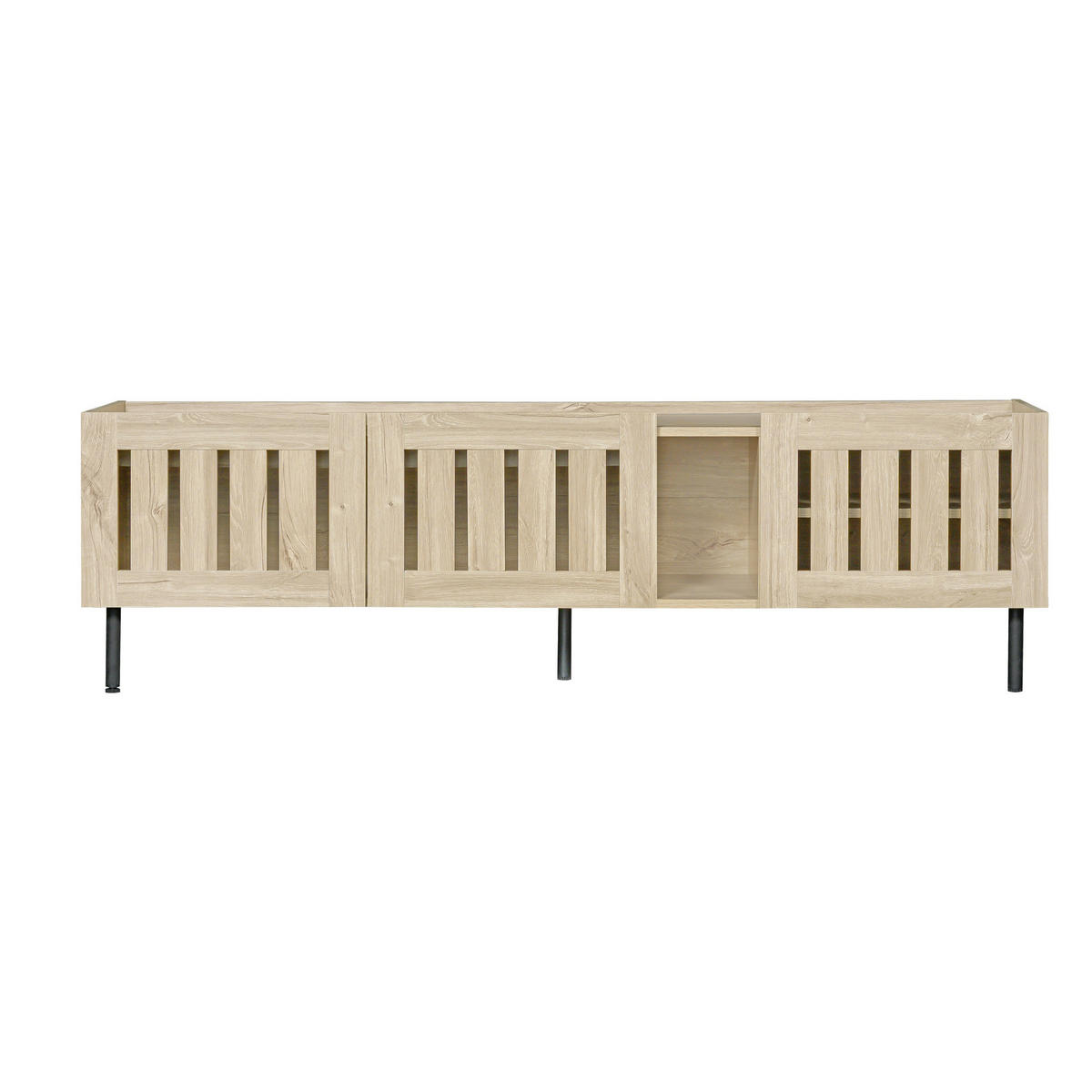 TV-ELEMENT 160/40/47 cm Naturholzfarbe - Ahornfarben, Holz (160/47/40cm) - Oxeza