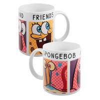 BECHER Spongebob Schwammkopf Friends Mehrfarbig 320 ml - Multicolor, Keramik (0.32L)