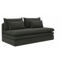 SCHLAFSOFA Mit Bettkasten NELIA, Stoff Poso, Grau - Grau, Holz (190/75/90cm) - Kaiser Möbel