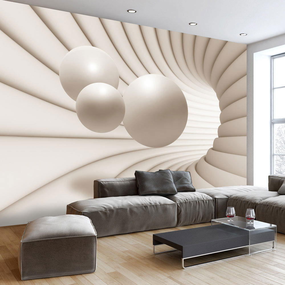SELBSTKLEBENDE FOTOTAPETE 98/70 cm - Beige, Kunststoff/Textil (98/1cm) - KUNSTLOFT