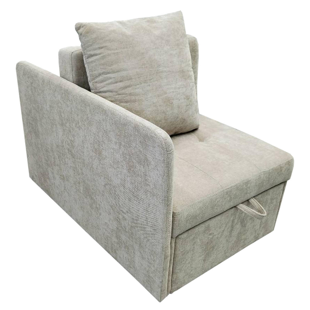 SOFABETT 177/68/65 cm Beige - Beige, Textil (68/65/177cm)