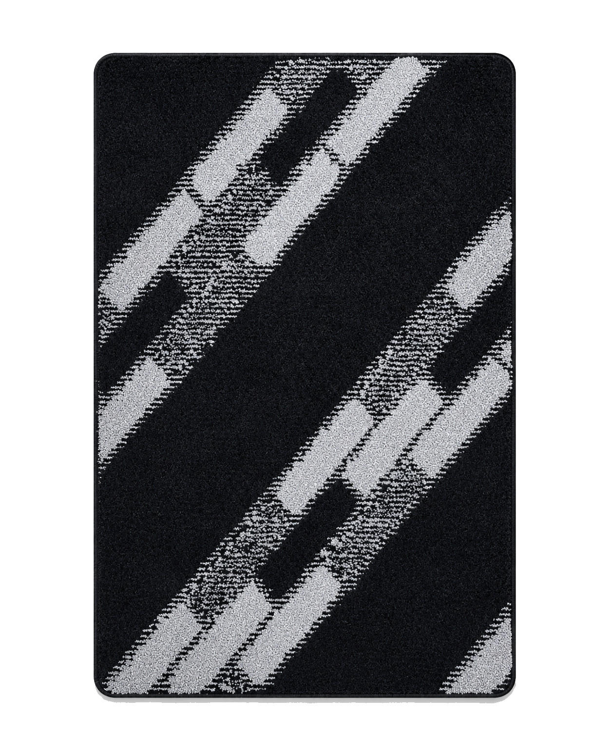 BADEMATTE 80/150cm SCHWARZ - Schwarz, Textil (80/150cm) - ROLFNERS
