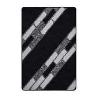 BADEMATTE 80/150cm SCHWARZ - Schwarz, Textil (80/150cm) - ROLFNERS